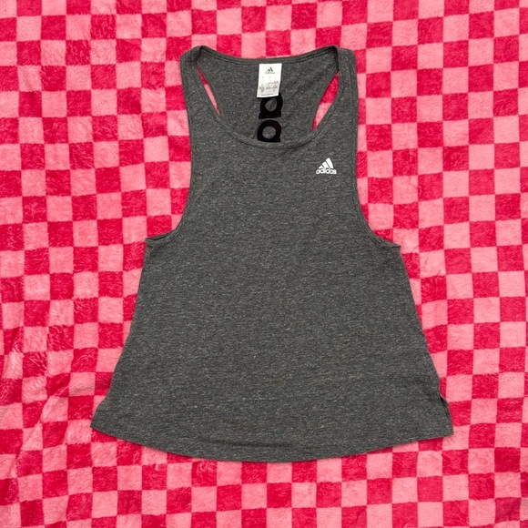 adidas Tops - Adidas Charcoal Sleeveless Top